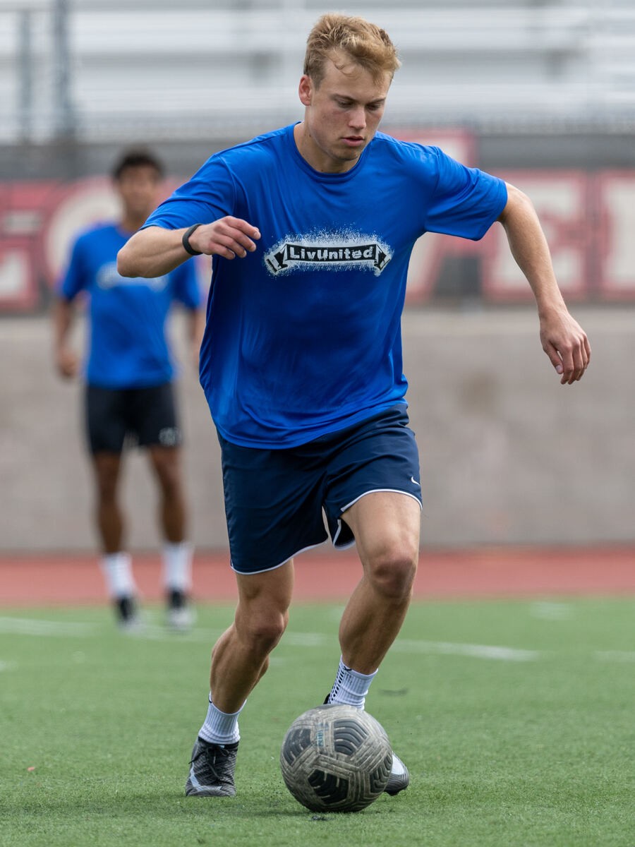 Men's program athlete on the field