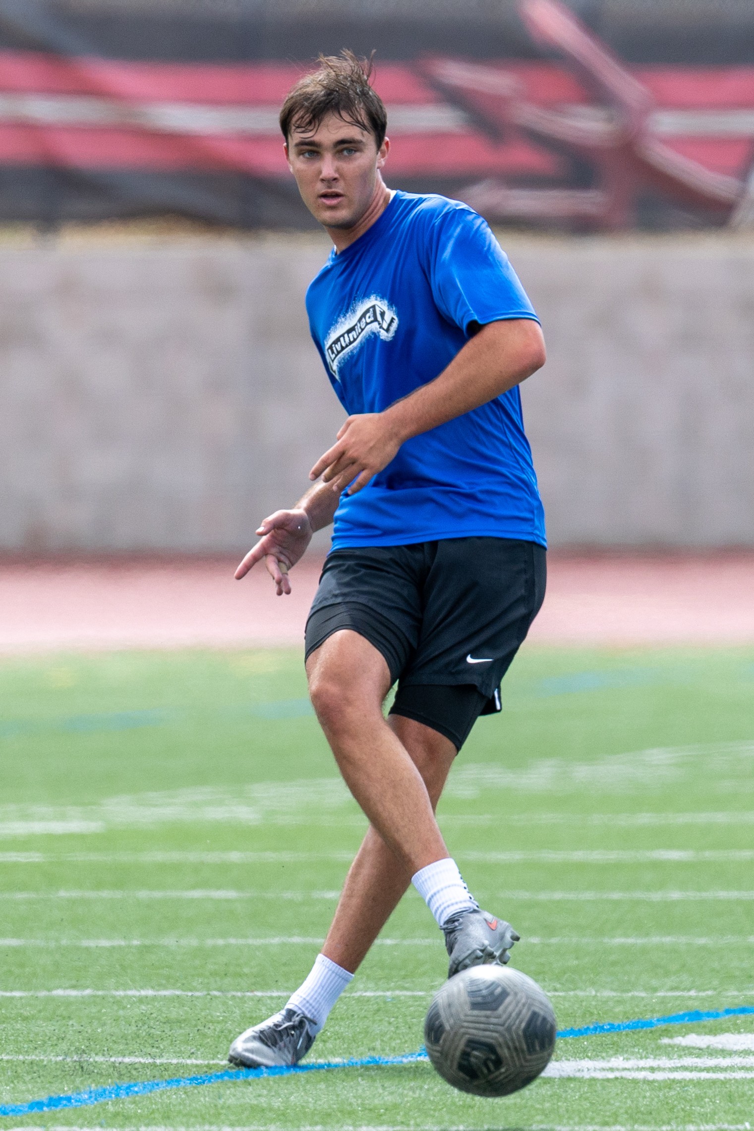 Men's program athlete on the field