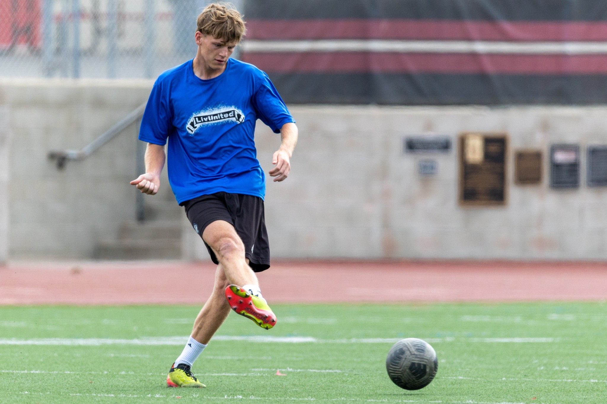 SoCal Soccer 360 Academy athlete in match action