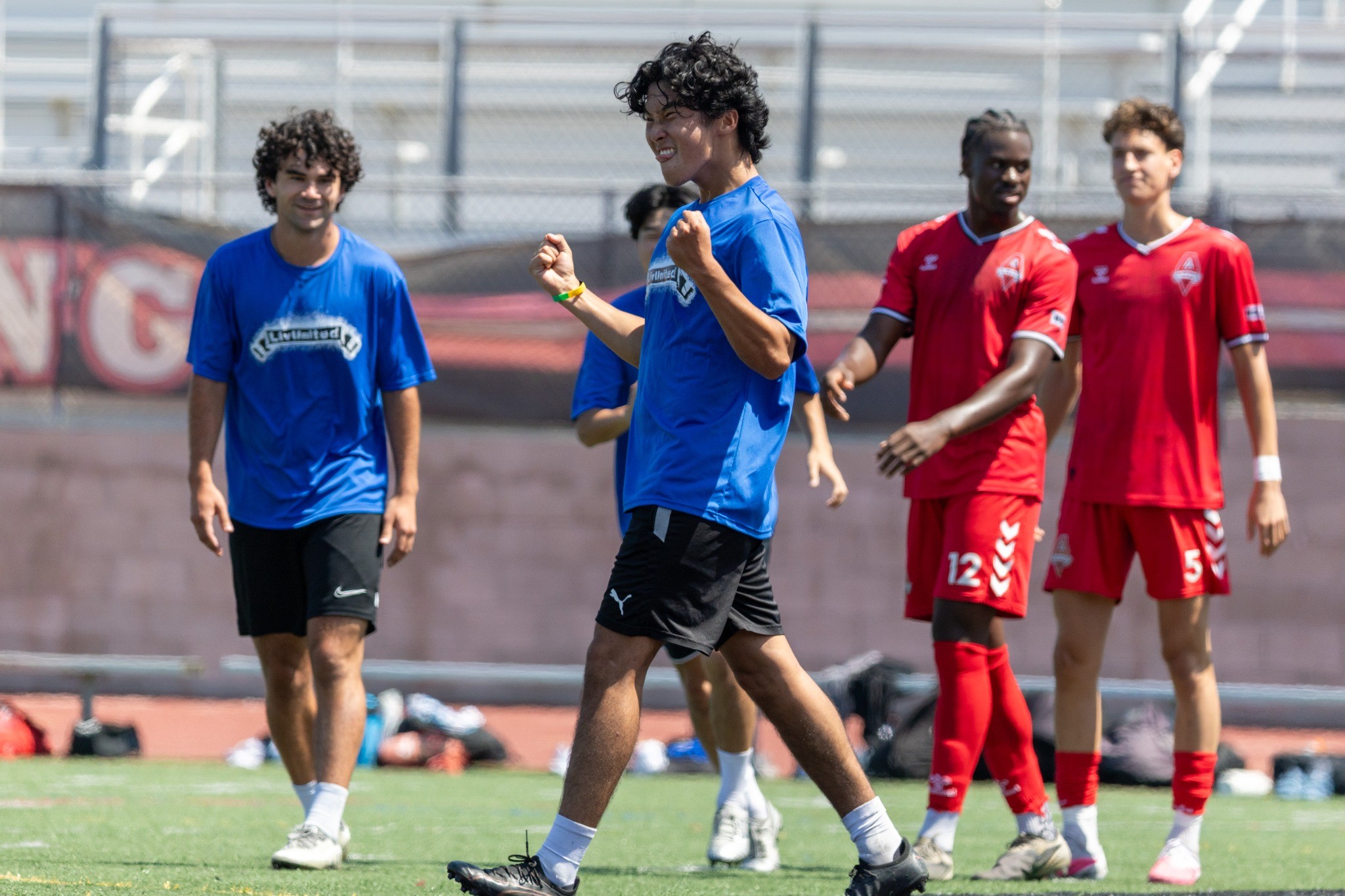 SoCal Soccer 360 Academy athlete in match action