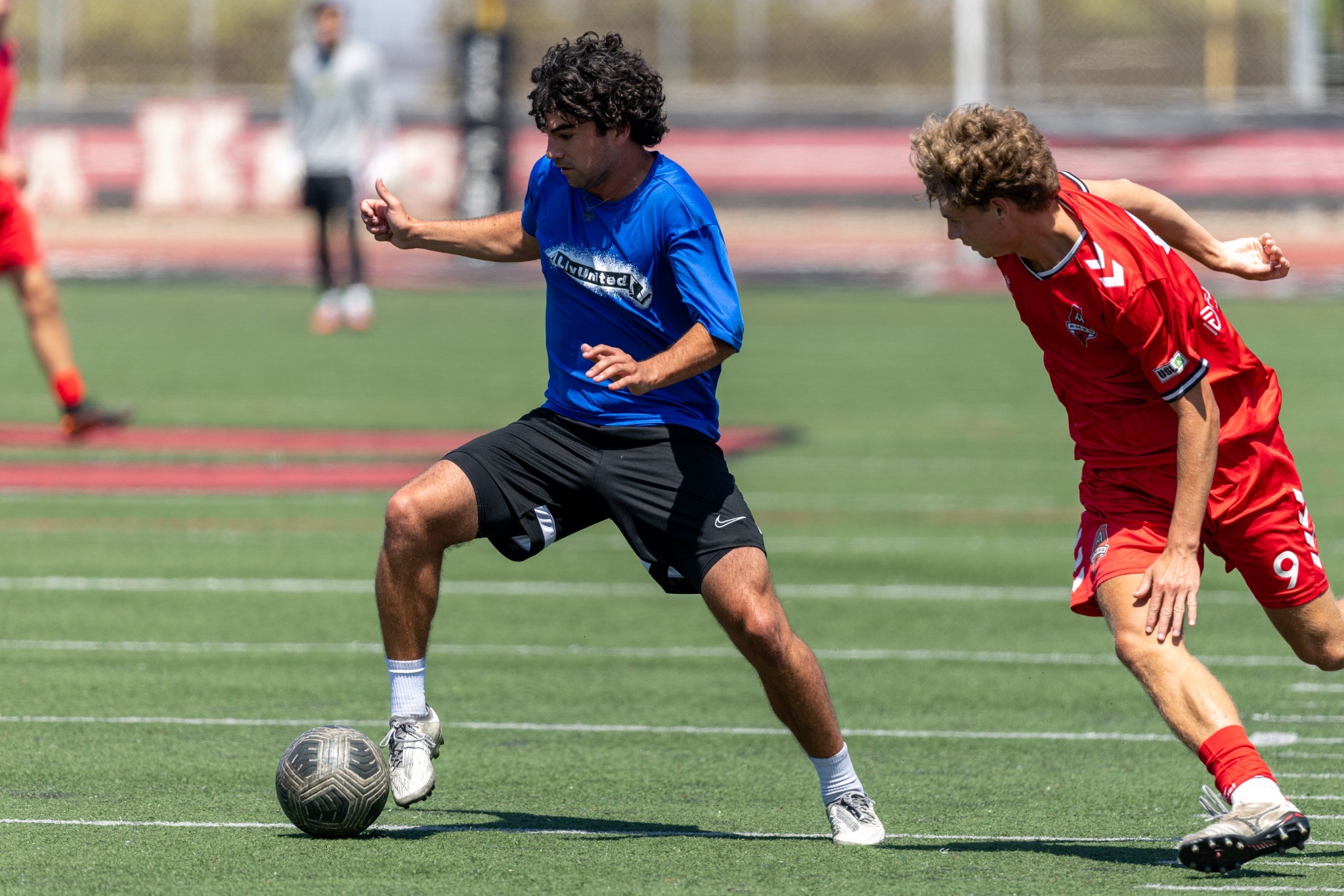 SoCal Soccer 360 Academy athlete in match action