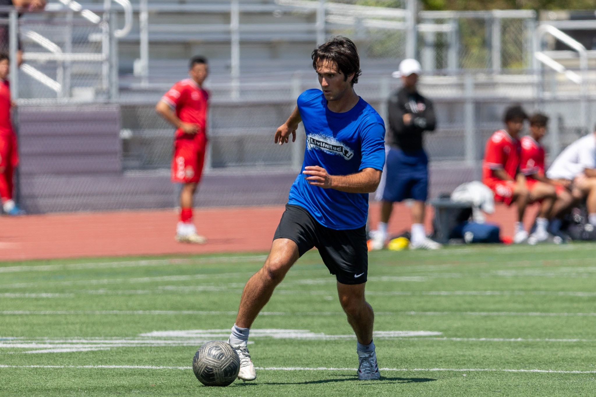 SoCal Soccer 360 Academy athlete in match action