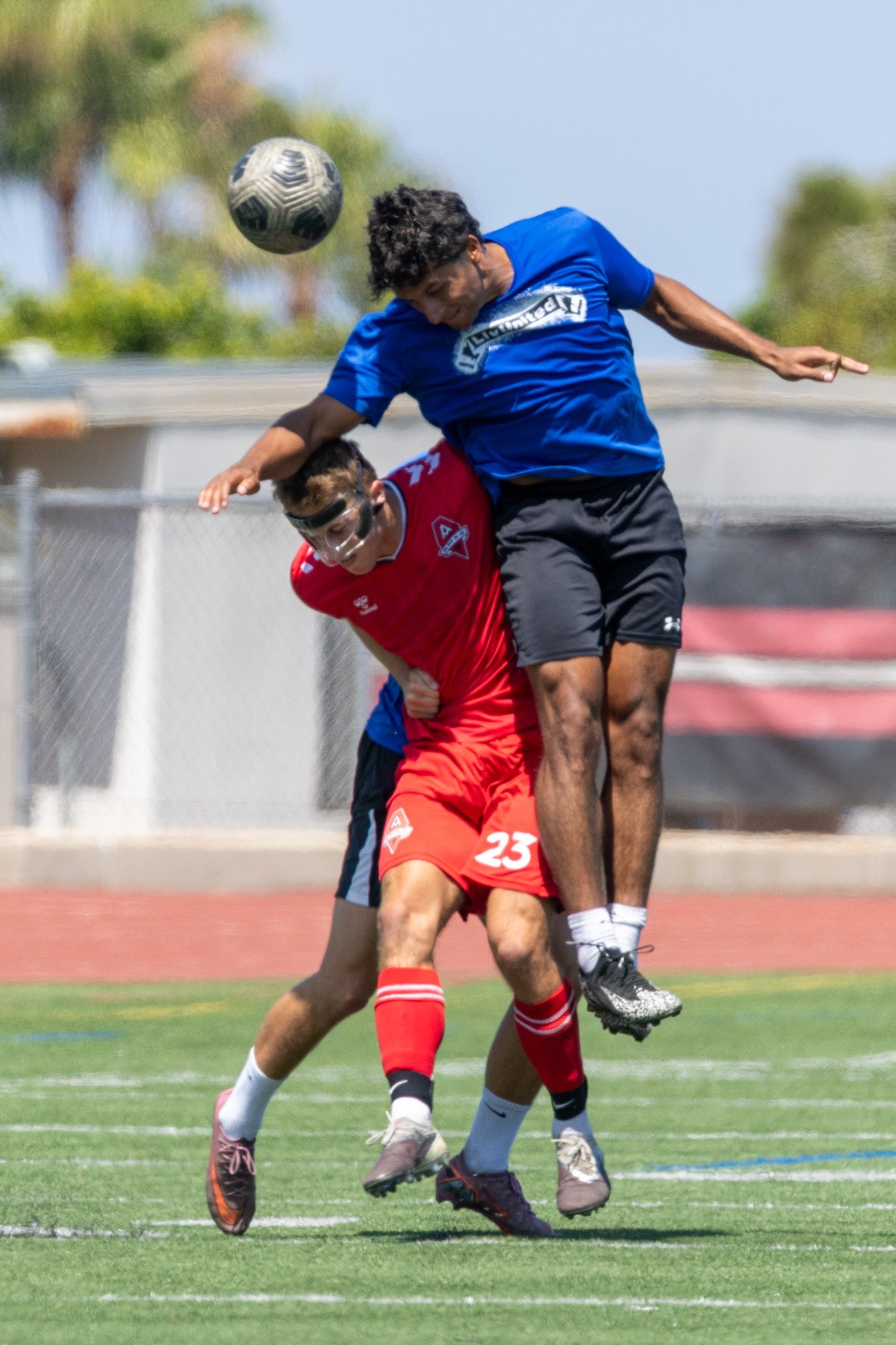 SoCal Soccer 360 Academy athlete in match action
